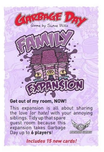 Family Expansion for Garbage Day (16 Cards)